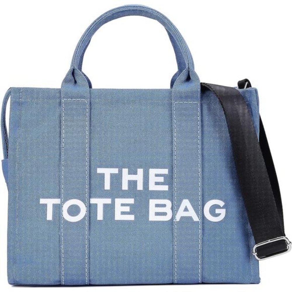 Canvas Tote Bags for Women Handbag Tote Purse with Zipper Canvas Crossbody Bag
